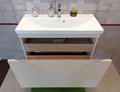 Бриклаер Тумба под раковину Брайтон 100 глиняный серый – фотография-5